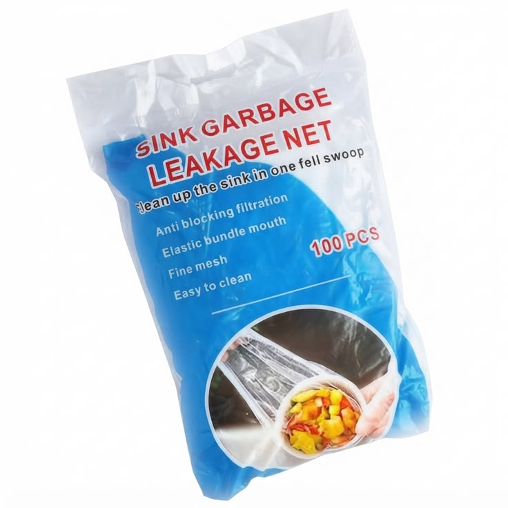 شبكة مصفاة حوض المطبخ للبواقي، 100 قطعة – Kitchen Sink Strainer Mesh Bags, 100 Pieces