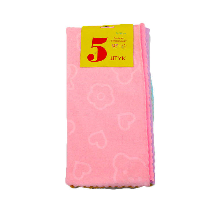 فوط مايكروفايبر متعددة الاستخدامات، 5 قطع – Multi-Purpose Microfiber Cleaning Towels, 5 Pack