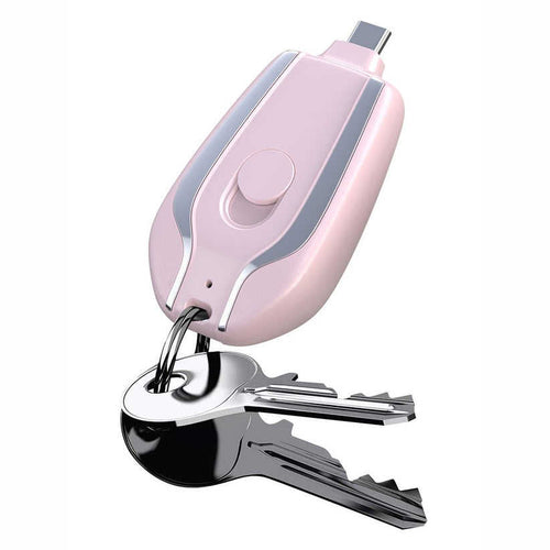 باور بانك ميدالية صغير بمدخل Type-C – Mini Keychain Power Bank with Type-C Connector