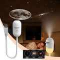 بروجيكتور نجوم وقمر USB للسقف، إضاءة نوم – USB Star & Moon Ceiling Projector Night Light