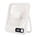 مروحة مكتب قابلة للشحن بشاشة ديجيتال – Rechargeable Desk Fan with Digital Display