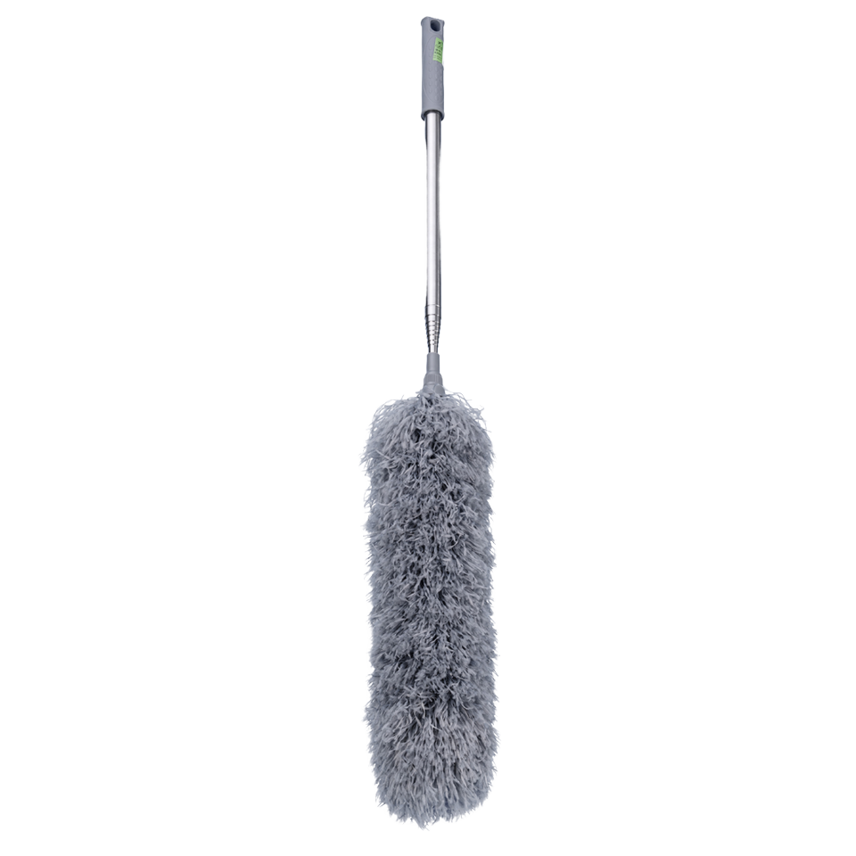 منفضة مايكروفايبر بيد استانلس قابلة للتطويل – Extendable Microfiber Duster with Stainless Steel Handle