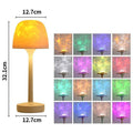 أباجورة أمواج المياه 16 لون بالريموت 32×12.7 سم – Water Ripple Table Lamp, 16 Colors, 32×12.7 cm
