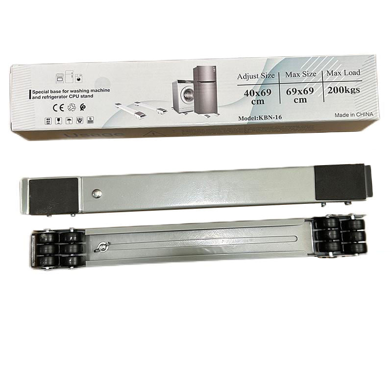 قاعدة متحركة للأجهزة بعجل قابلة للتعديل 45–70 سم – Adjustable Rolling Appliance Base with Wheels 45–70 cm