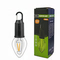 لمبة ليد معلقة قابلة للشحن بإضاءة دافية 25×180 مم – Rechargeable Hanging LED Bulb Lantern, Warm Light