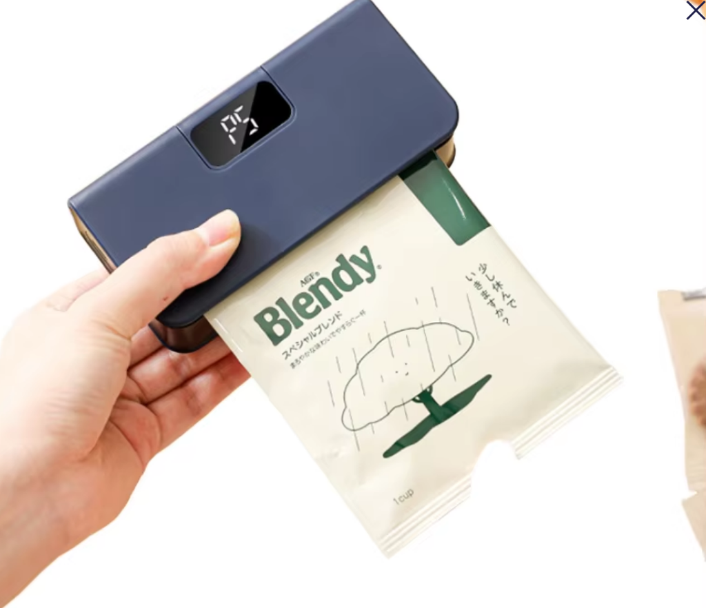 جهاز لحام وقفل الأكياس الصغير قابل للشحن – Mini Rechargeable Bag Heat Sealer