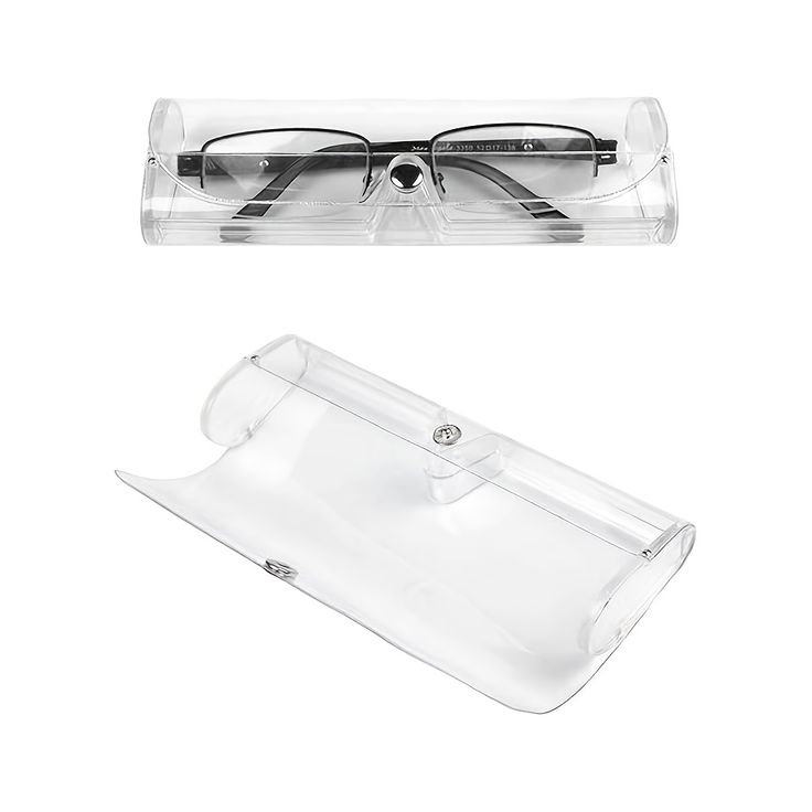 جراب نظارة شفاف صلب – Clear Hard Glasses Case