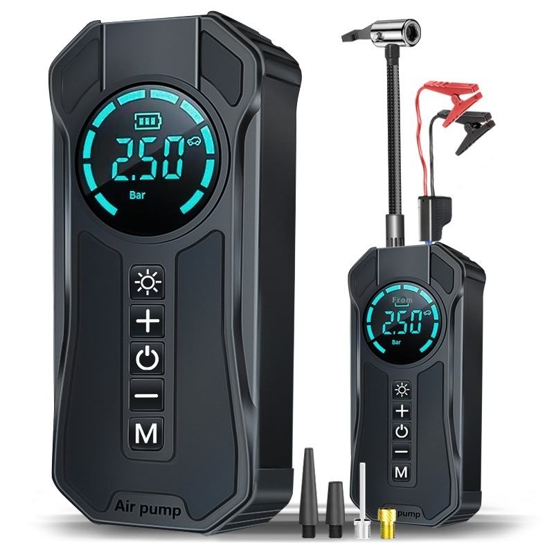 منفاخ كاوتش رقمي لاسلكي قابل للشحن متعدد الاستخدامات – Cordless Rechargeable Digital Tire Inflator